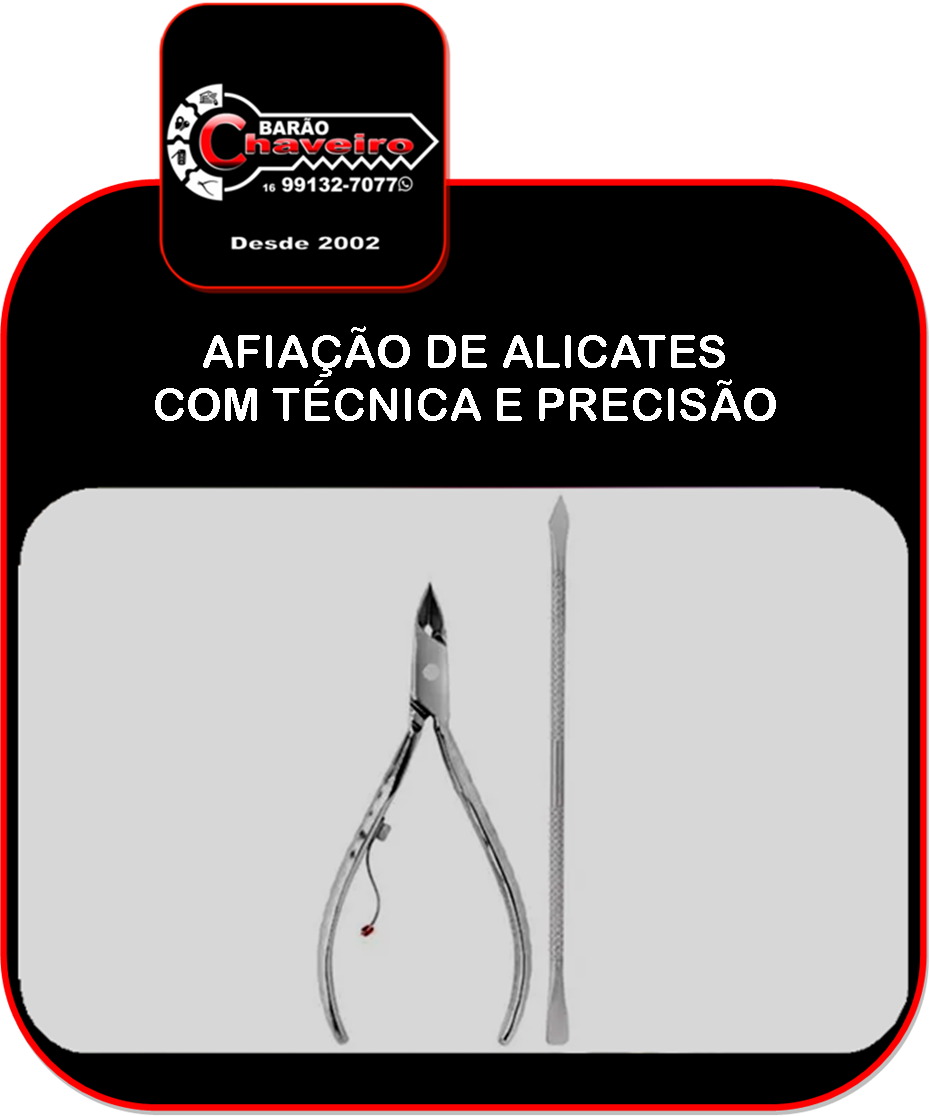 afiação de alicates para manicure em Ribeirão Preto